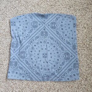 Bandana Print Tube Top